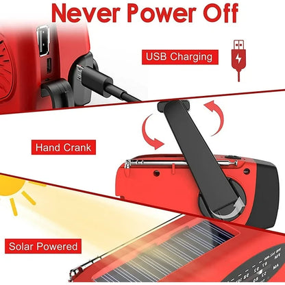 Solar Hand Crank Emergency Radio